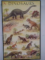 恐龍掛圖藏品圖，第1張